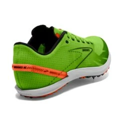 BROOKS Unisex Draft XC Spike - Green Grecko/Red Orange/White- Regular (D) -Sports Clothing Sale Store 100039 308 H Draft XC