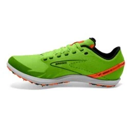 BROOKS Unisex Draft XC Spike - Green Grecko/Red Orange/White- Regular (D) -Sports Clothing Sale Store 100039 308 M Draft XC