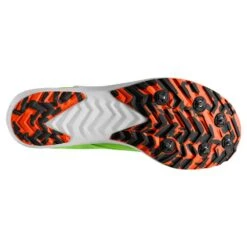 BROOKS Unisex Draft XC Spike - Green Grecko/Red Orange/White- Regular (D) -Sports Clothing Sale Store 100039 308 S Draft XC