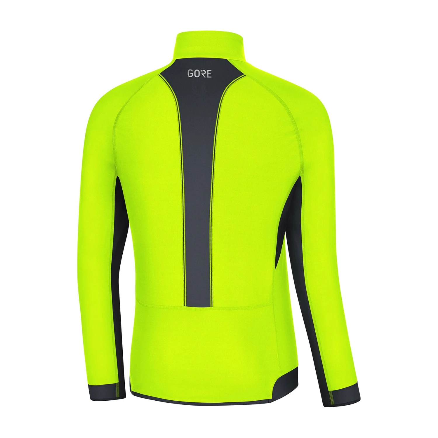 Gore Wear Men's R3 Partial GORE® WINDSTOPPER® Shirt - Neon Yellow/Black 4 Gore Wear Men's R3 Partial GORE® WINDSTOPPER® Shirt - Neon Yellow/Black - Image 2