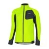 Gore Wear Men's R3 Partial GORE® WINDSTOPPER® Shirt - Neon Yellow/Black -Sports Clothing Sale Store 100287 0899 1