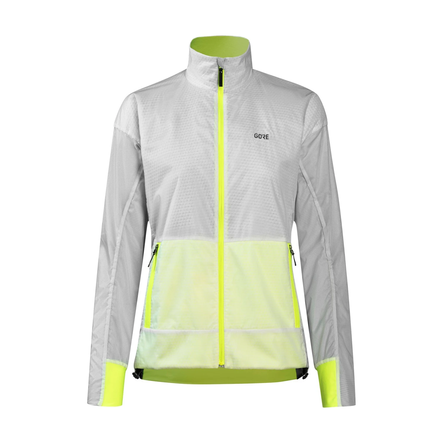 Gore Wear Women's Drive Jacket - White/Neon Yellow 3 Gore Wear Women's Drive Jacket - White/Neon Yellow