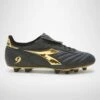 Diadora Men's Brasil #9 Italy LT+MDPU Soccer Shoe - Black/Gold