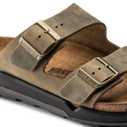 Birkenstock Men's Arizona Rugged Sandal - Faded Khaki - Regular -Sports Clothing Sale Store 1018463 detail 1