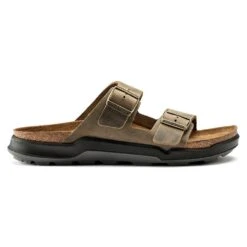Birkenstock Men's Arizona Rugged Sandal - Faded Khaki - Regular -Sports Clothing Sale Store 1018463 side