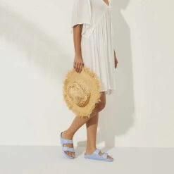 Birkenstock Arizona EVA Sandals - Dusty Blue- Medium/Narrow -Sports Clothing Sale Store 1022308 f look f