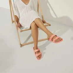 Birkenstock Arizona EVA Sandal - Coral Peach- Medium/Narrow -Sports Clothing Sale Store 1022367 f look f