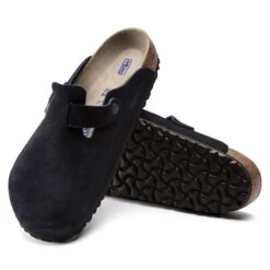 Birkenstock Women's Boston Soft Footbed - Midnight - Regular -Sports Clothing Sale Store 1023865 sole