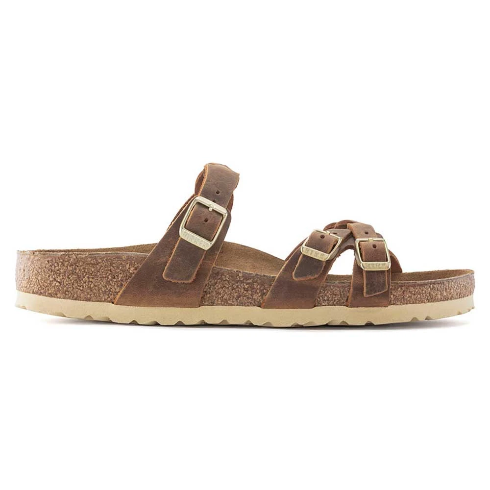 Birkenstock Women's Franca Oiled Leather Sandal - Cognac - Regular/Wide 4 Birkenstock Women's Franca Oiled Leather Sandal - Cognac - Regular/Wide - Image 2