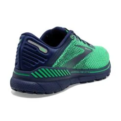 BROOKS Men's Adrenaline GTS 22 Running Shoe- Green/Navy- Regular (D) -Sports Clothing Sale Store 110366 362 H Adrenaline GTS 22