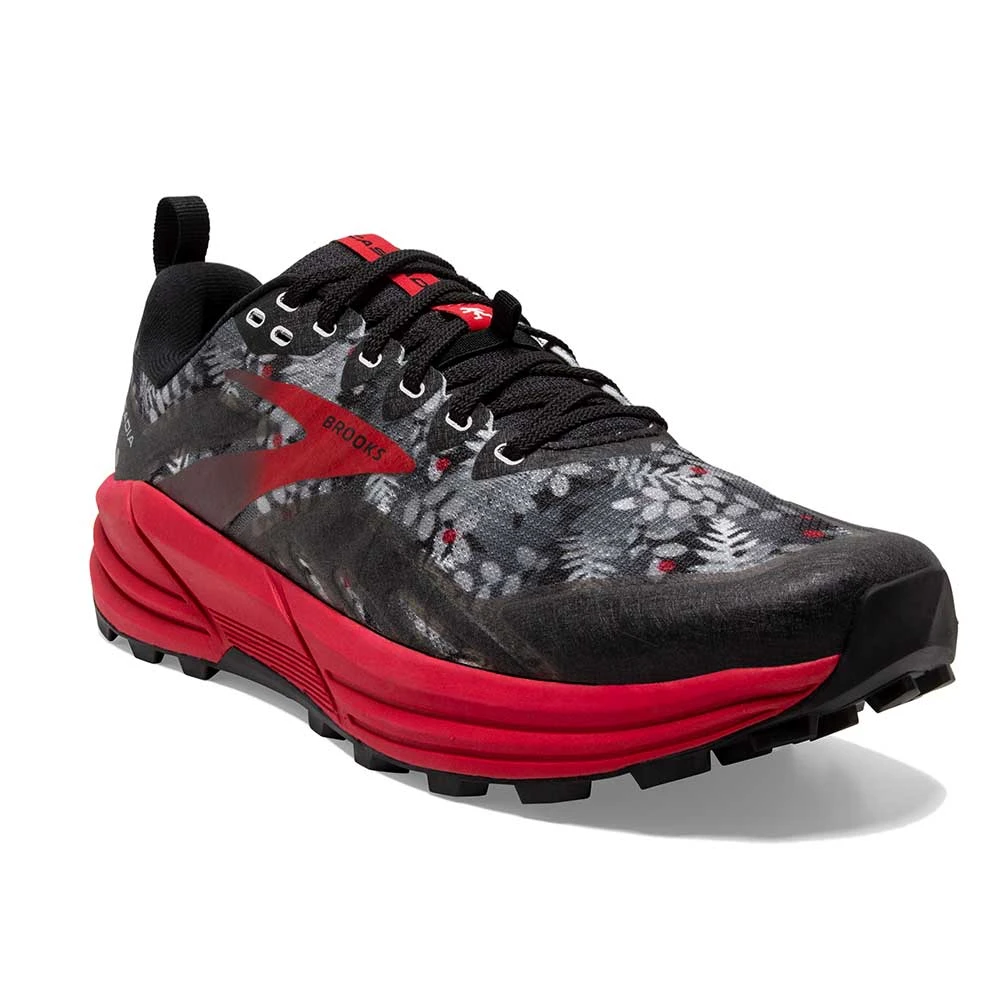 BROOKS Men's Cascadia 16 Trail Running Shoe - Black/Grey/Red - Regular (D) 4 BROOKS Men's Cascadia 16 Trail Running Shoe - Black/Grey/Red - Regular (D) - Image 2