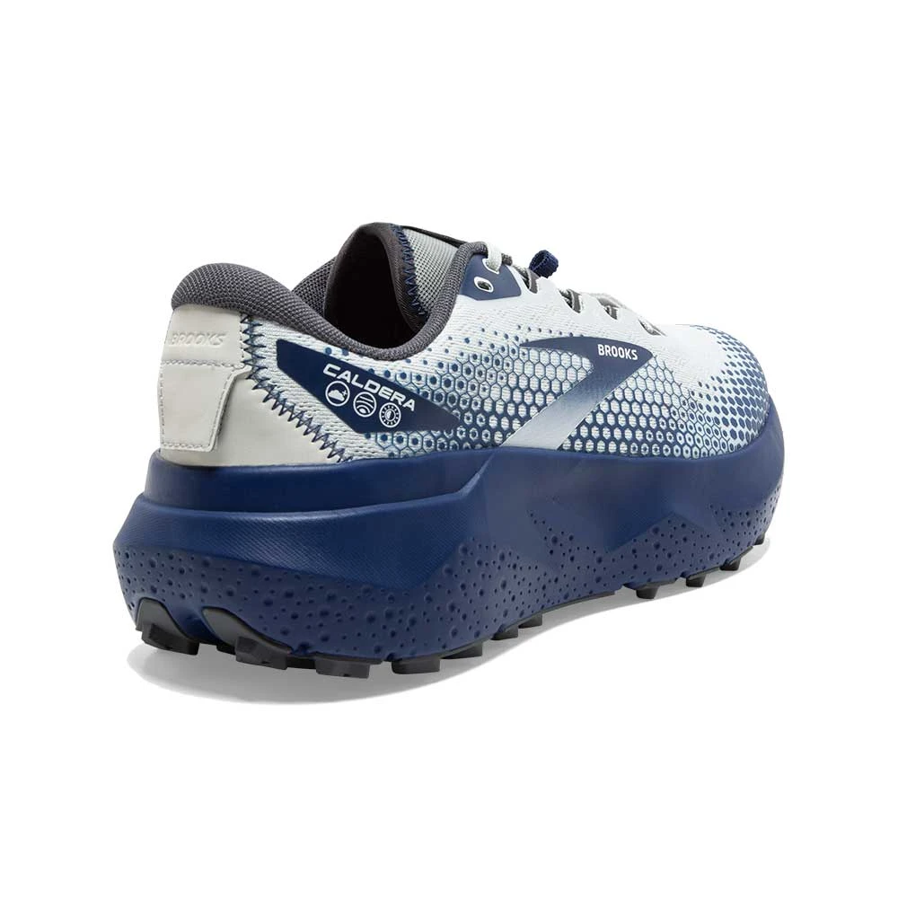BROOKS Men's Caldera 6 Trail Running Shoe - Oyster/Blue Depths/Pearl - Regular (D) 5 BROOKS Men's Caldera 6 Trail Running Shoe - Oyster/Blue Depths/Pearl - Regular (D) - Image 3