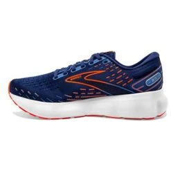 BROOKS Men's Glycerin 20 Running Shoe - Blue Depths/Palace Blue/Orange - Regular (D) -Sports Clothing Sale Store 110382 444 M Glycerin 20