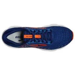 BROOKS Men's Glycerin 20 Running Shoe - Blue Depths/Palace Blue/Orange - Regular (D) -Sports Clothing Sale Store 110382 444 O Glycerin 20