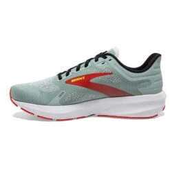 BROOKS Men's Launch 9 Running Shoe- Blue Surf/Black/Cherry Tomato- Regular (D) -Sports Clothing Sale Store 110386 413 M Launch 9
