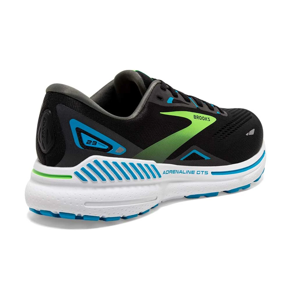 BROOKS Adrenaline GTS 23 (B) - Black/Hawaiian Ocean/Green 6 BROOKS Adrenaline GTS 23 (B) - Black/Hawaiian Ocean/Green - Image 4