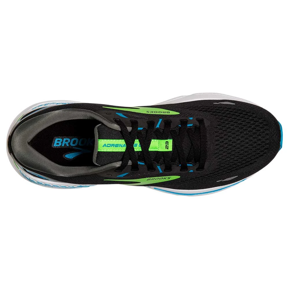 BROOKS Adrenaline GTS 23 (B) - Black/Hawaiian Ocean/Green 8 BROOKS Adrenaline GTS 23 (B) - Black/Hawaiian Ocean/Green - Image 6