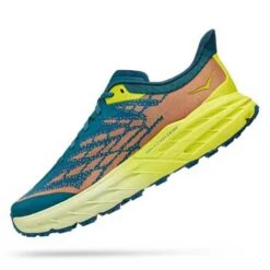 Hoka Men's Speedgoat 5 Trail Shoes - Blue Coral/Evening Primrose - Regular (D) -Sports Clothing Sale Store 1123157 BCEP 4