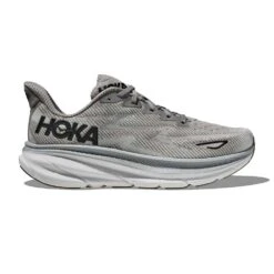 Hoka Men's Clifton 9 Running Shoe - Harbor Mist/Black - Wide (2E)