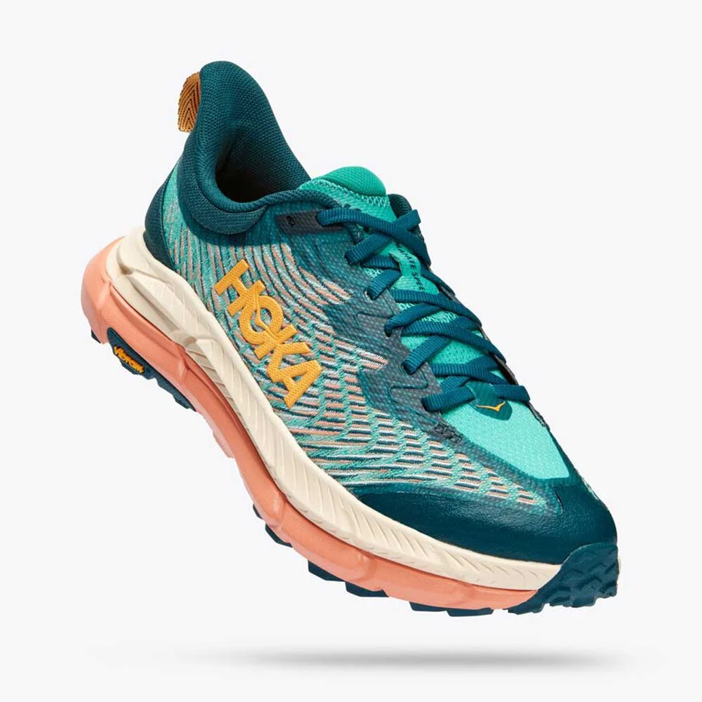 Hoka Women's Mafate Speed 4 Trail Shoe - DeepTeal/Water Garden - Regular (B) 4 Hoka Women's Mafate Speed 4 Trail Shoe - DeepTeal/Water Garden - Regular (B) - Image 2