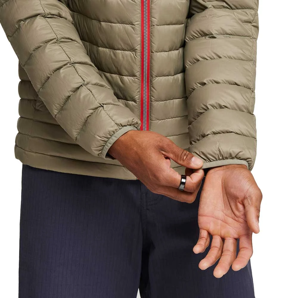 Cotopaxi Men's Fuego Down Hooded Jacket - Stone Stripe 9 Cotopaxi Men's Fuego Down Hooded Jacket - Stone Stripe - Image 7
