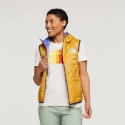Cotopaxi Women's Teca Cálido Hooded Vest - Honeybee -Sports Clothing Sale Store 1200x1200 png S23 W Teca Calido Hooded Vest Honeybee 12