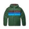 Cotopaxi Men's Fuego Down Hooded Jacket - Forest Stripes