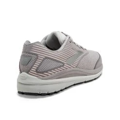 BROOKS Women's Addiction Walker Suede Walking Shoe - Alloy/Oyster/Peach- Regular (B) -Sports Clothing Sale Store 120308 007 H Addiction Walker Suede