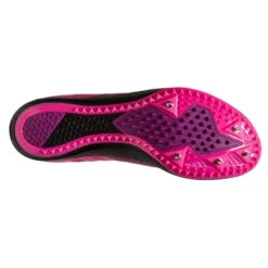 BROOKS Women's Mach 19 Track Spike - Black/Hollyhock/Pink- Regular (B) -Sports Clothing Sale Store 120311 063 S Mach 19