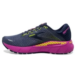 BROOKS Women's Adrenaline GTS 22 Running Shoe- Nightshadow/Viola/Nightlife- Regular (B) -Sports Clothing Sale Store 120353 490 M Adrenaline GTS 22