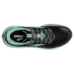BROOKS Women's Cascadia 16 Trail Running Shoes - Black/Ebony/Yucca - Regular (B) -Sports Clothing Sale Store 120363 049 O Cascadia 16