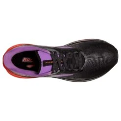 BROOKS Women's Hyperion Max Running Shoe- Black/Fiesta/Bellflower- Regular (B) -Sports Clothing Sale Store 120377 089 O Hyperion Max