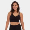 Women's Double Down Bra - Booya Black -Sports Clothing Sale Store 165 001