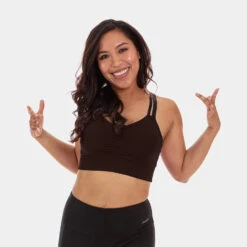 Women's Double Down Bra - Booya Black 9 Women's Double Down Bra - Booya Black -Sports Clothing Sale Store 165 001 2