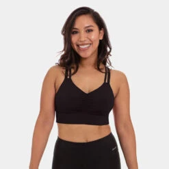 Women's Double Down Bra - Booya Black