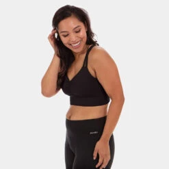 Women's Double Down Bra - Booya Black 8 Women's Double Down Bra - Booya Black -Sports Clothing Sale Store 165 001 3