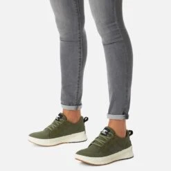 Sorel Women's Out N About III Low Sneaker Waterproof - Stone Green- Regular (B) -Sports Clothing Sale Store 2019631 397 a9