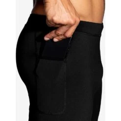 BROOKS Men's Source 9in Short Tight - Black 13 BROOKS Men's Source 9in Short Tight - Black -Sports Clothing Sale Store 211339 001 D2 Source 9in Short Tight CF F21