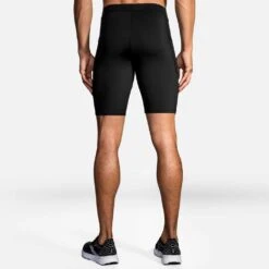 BROOKS Men's Source 9in Short Tight - Black 14 BROOKS Men's Source 9in Short Tight - Black -Sports Clothing Sale Store 211339 001 MB Source 9in Short Tight CF F21