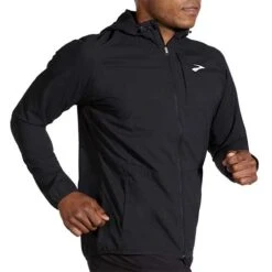 BROOKS Men's Canopy Jacket 2022 - Black -Sports Clothing Sale Store 211385 001 MV Canopy Jacket