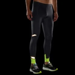 BROOKS Men's Run Visible Tight - Asphalt/Nightlife -Sports Clothing Sale Store 211412 044 D1 Run Visible Tight 1