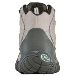 Oboz Women's Bridger Mid B-DRY Hiking Shoe- Frost Gray -Sports Clothing Sale Store 22102 Womens Bridger Mid B DRY FrostGray back 86104