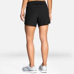 BROOKS Women's Chaser 5" 2-in-1 Short - Black -Sports Clothing Sale Store 221465 001 MB Chaser 5in Short CF F21