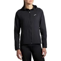 BROOKS Women's Canopy Jacket 2022 - Black -Sports Clothing Sale Store 221521 001 MF Canopy Jacket