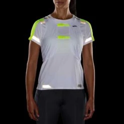 BROOKS Women's Run Visible Convertible Jacket - White/Asphalt/Nightlife 27 BROOKS Women's Run Visible Convertible Jacket - White/Asphalt/Nightlife -Sports Clothing Sale Store 221560 134 D3 Run Visible Convertible Jacket
