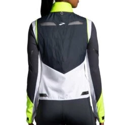 BROOKS Women's Run Visible Insulated Vest - White/Asphalt/Nightlife -Sports Clothing Sale Store 221561 134 MB Run Visible Insulated Vest 1