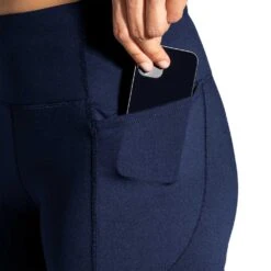 BROOKS Women's Moment 8in Short Tight - Navy -Sports Clothing Sale Store 221585 451 D2 Moment 8in Short Tight