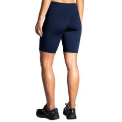 BROOKS Women's Moment 8in Short Tight - Navy -Sports Clothing Sale Store 221585 451 MB Moment 8in Short Tight