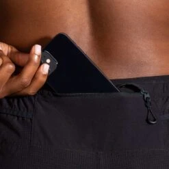 BROOKS Women's High Point 3in 2-in-1 Shorts - Black -Sports Clothing Sale Store 221611 001 D4 High Point 3in 2in1 Short