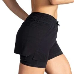 BROOKS Women's High Point 3in 2-in-1 Shorts - Black -Sports Clothing Sale Store 221611 001 MV High Point 3in 2in1 Short